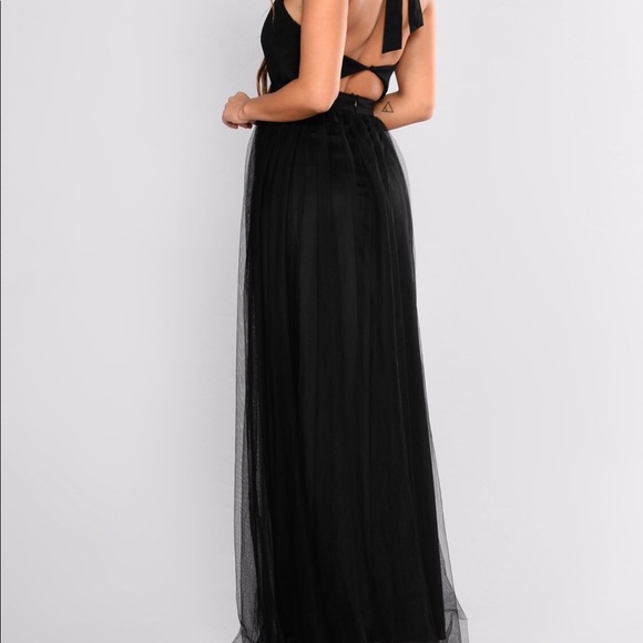 Fashion Nova Dresses & Skirts - Off the Tulle Gown-Wine